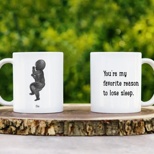 My Favorite Reason to Lose Sleep Baby Ceramic Mug
