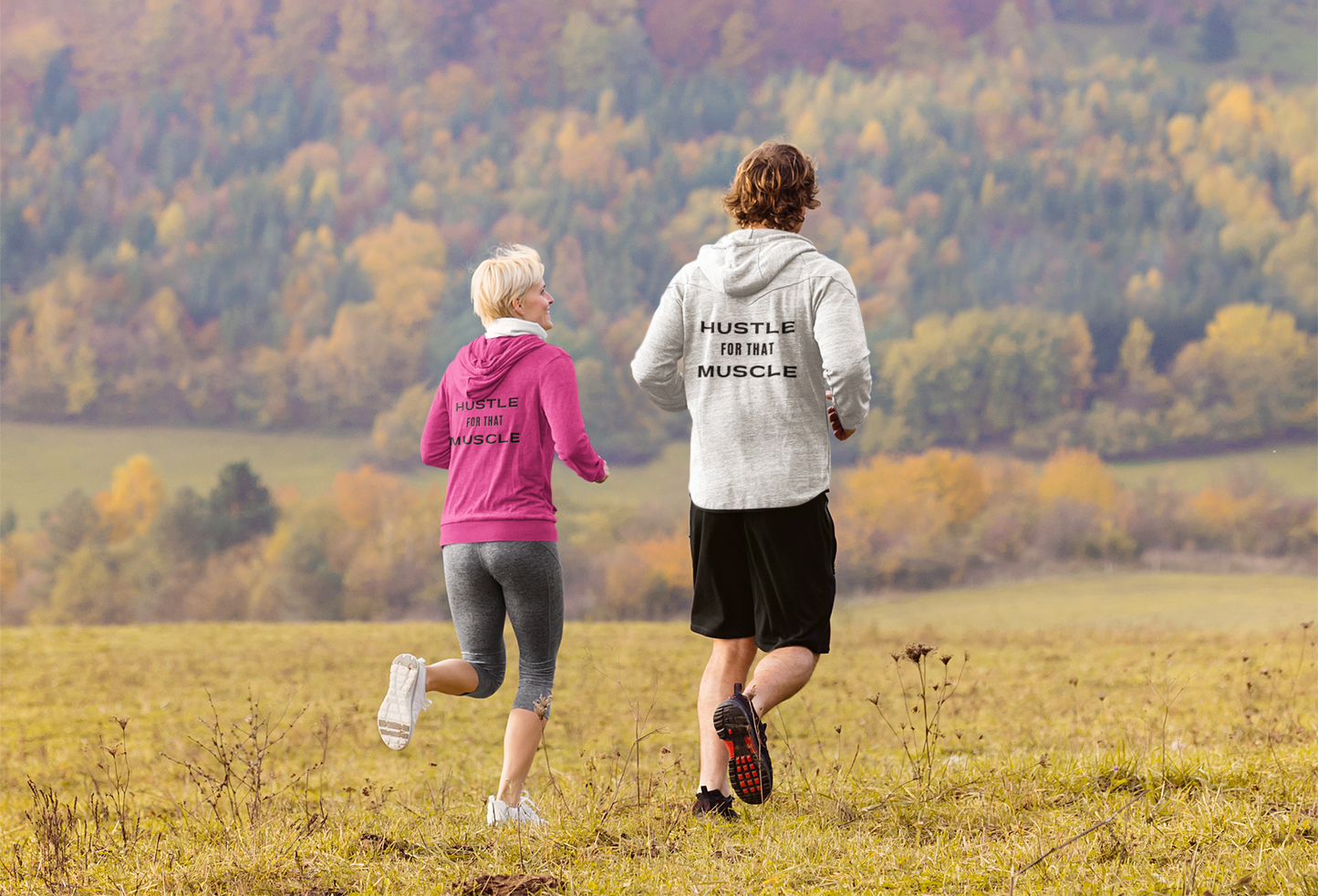 Hustle for That Muscle Hooded Sweatshirt