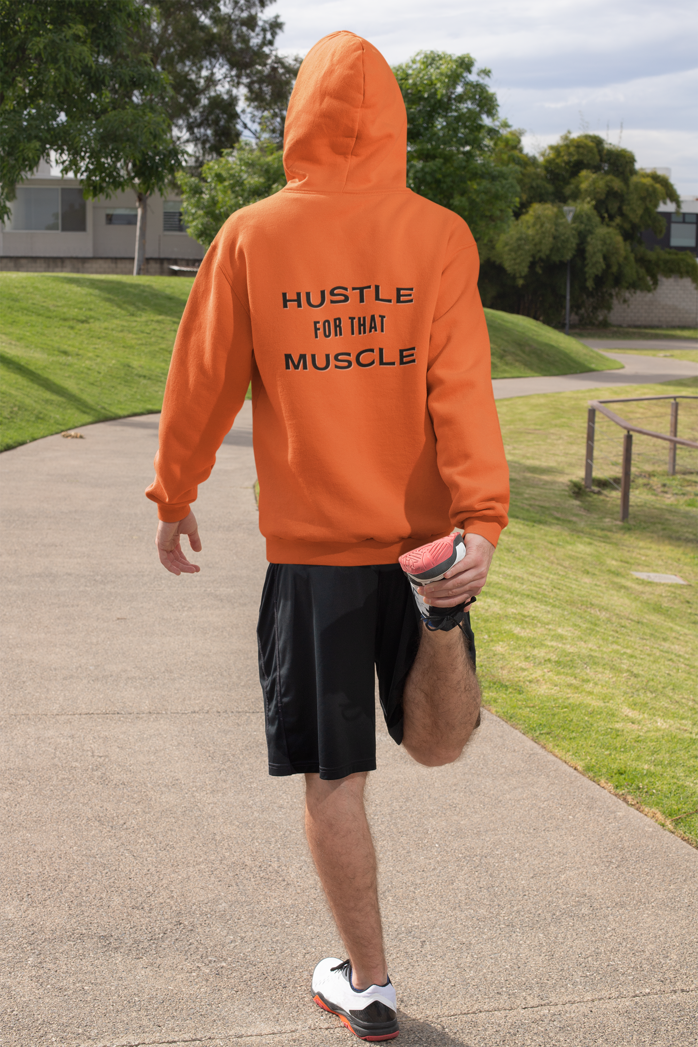 Hustle for That Muscle Hooded Sweatshirt